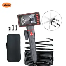 2 Way 360 Steering Industrial Endoscope Inspection Camera Plumbing Articulating with 5