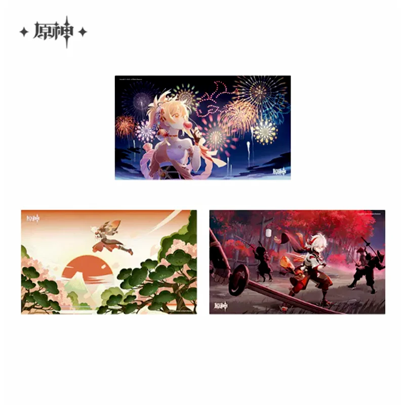 

【MiHoYo】 Game Genshin Impact All 30 Official Original Mouse Pads 70*40CM