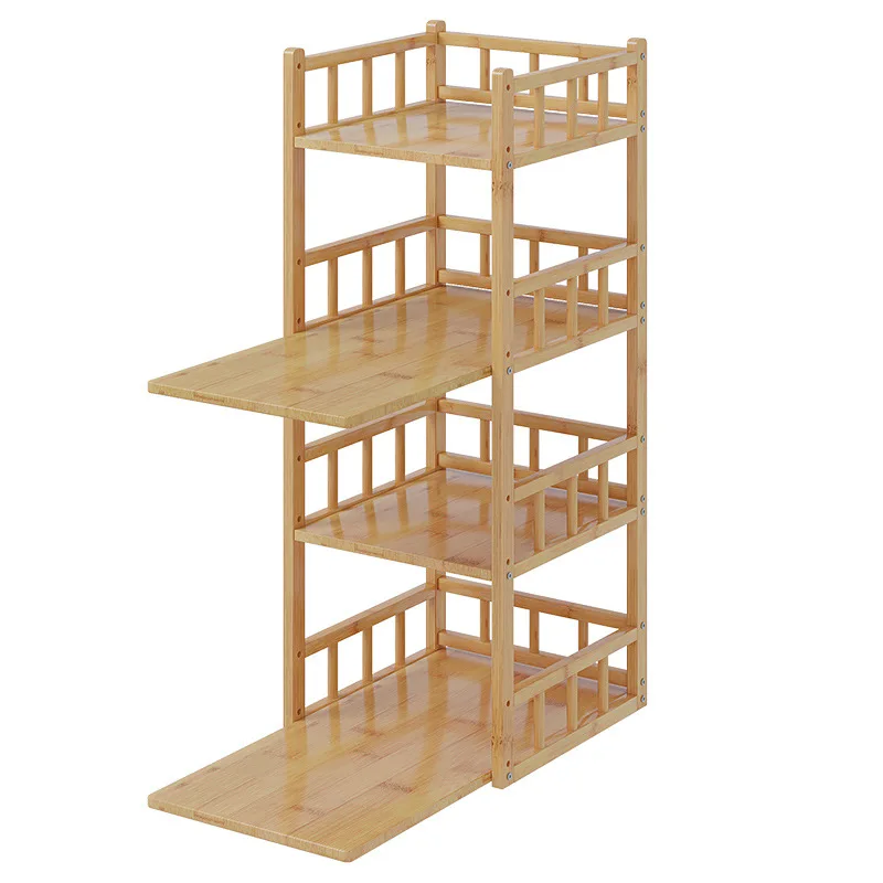 Small Solid Wood Printer Stand Multifunctional Pressure-proof Office Desktop Shelving Delivery Order Storage Rack