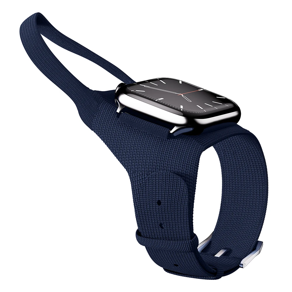 

Новый дизайн, эргономичный нейлоновый ремешок для Apple Watch Ultra 2-10-9-8-7-6, 49 мм, 46-44-45-40-41 мм, спортивный дышащий ремешок для езды на велосипеде на открытом воздухе