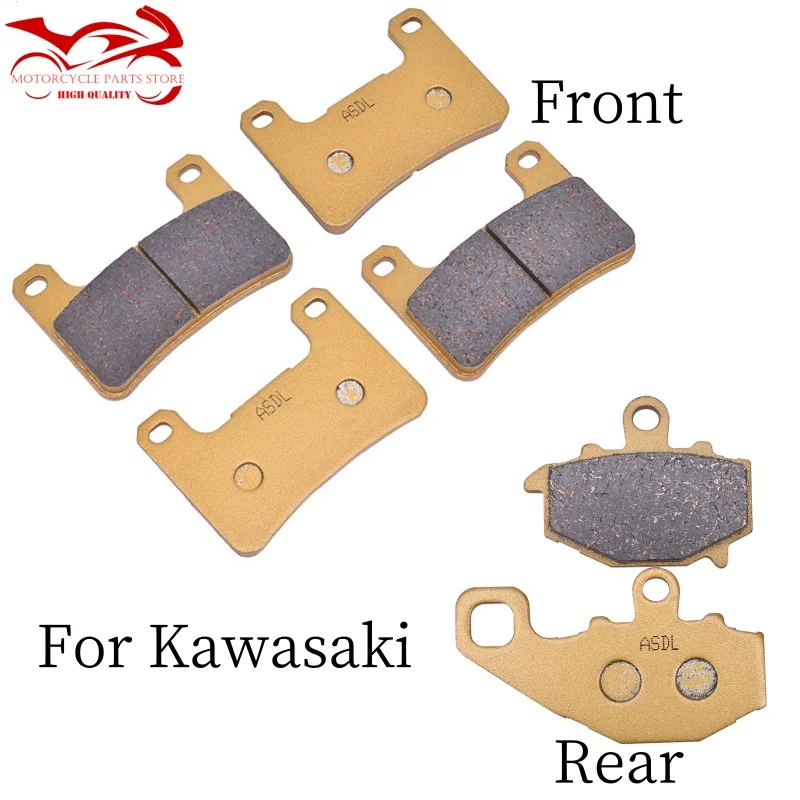 

Motorcycle front rear brake pads For Kawasaki ZR1000 Z1000 SX ABS 2010-2021 ZX-10R 2008-2010 ZX10 R Ninja ABS ZX 1000 HCF/HDF