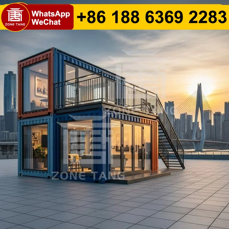 

Manufactured Homes Beautiful Container Houses Commercial Shop Steel Structure Energy Efficient Flat Pack House Readymade Homes
