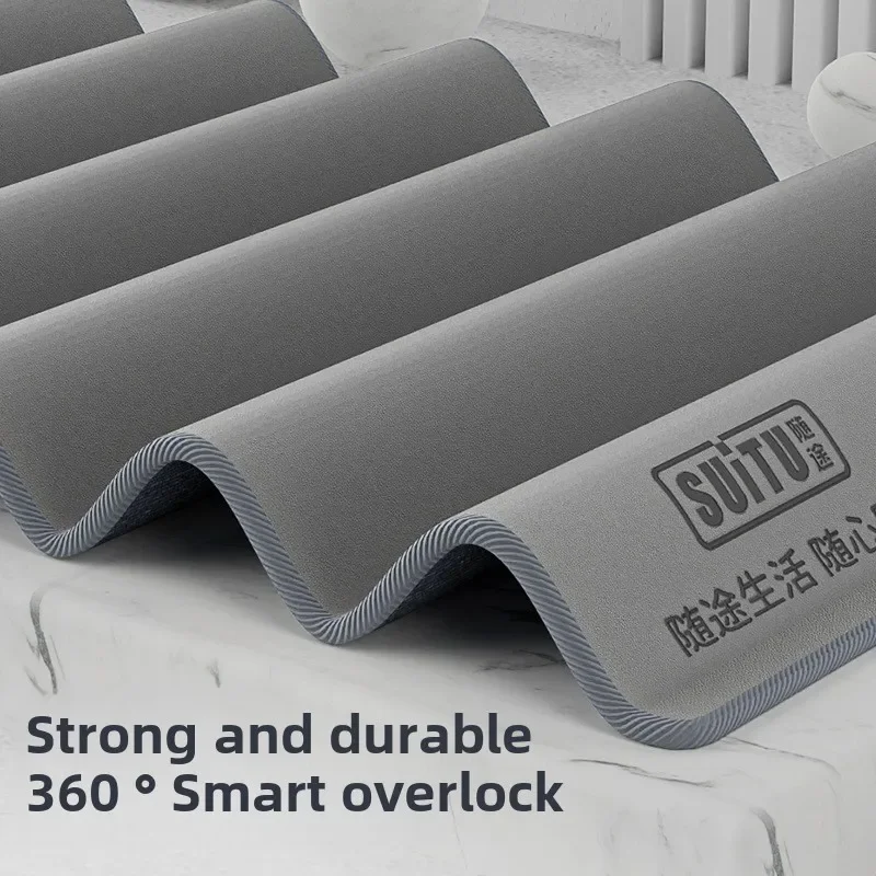 GEFENSI Car Drying Towel Super Absorbent Suede Coral Velvet Double-sided Car Cleaning Cloth Multipurpose Auto Towel Car Accessor