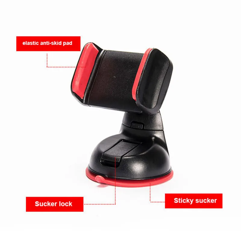 Universal Car Mobile Phone Holder 360 Degrees Rotation Dashboard Suction Mount Stand Cell Phone Holder For Iphone Car Bracket