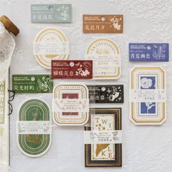 10 pcs Vintage border Stickers pack Decorative collage Diary Album Stationery handmade Junk Journal Supplies