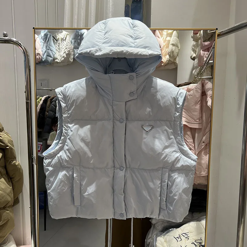 Autumn Winter 2023 New Down Jacket Women Hooded Thickened White Duck Down Fashion Clothing Long Sleeve Casual Warm Coat