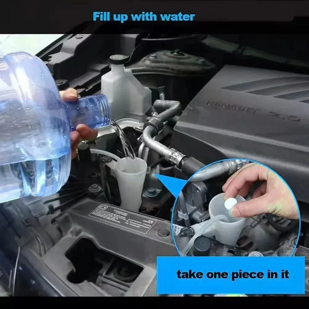 

Car Windshield Glass Washer Pills Concentrated Tablets Washer Car Effervescent Washer Fluid Wiper Glass Solid Cleaning Tablets