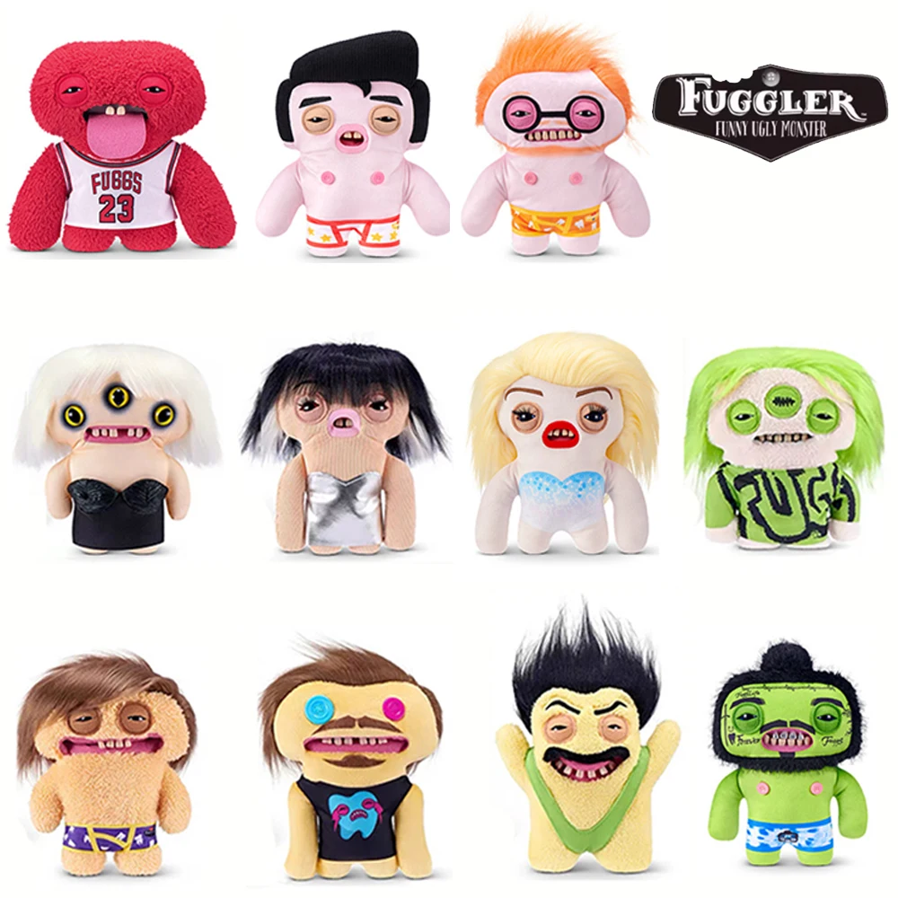

Оригинальная плюшевая кукла Fuggler Fuggstars Hollywood Star: FUGGLISA EYELISH, FUGGBIEB, Уродливый Монстр, Сувенирная кукла-знаменитость Swift, Подарки