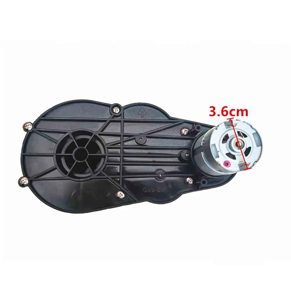 Boîte de vitesses électrique pour moto et voiture pour enfants, moteur 6V, cinq prune, boîte de vitesses d'entraînement, accessoires de moteur, RS550