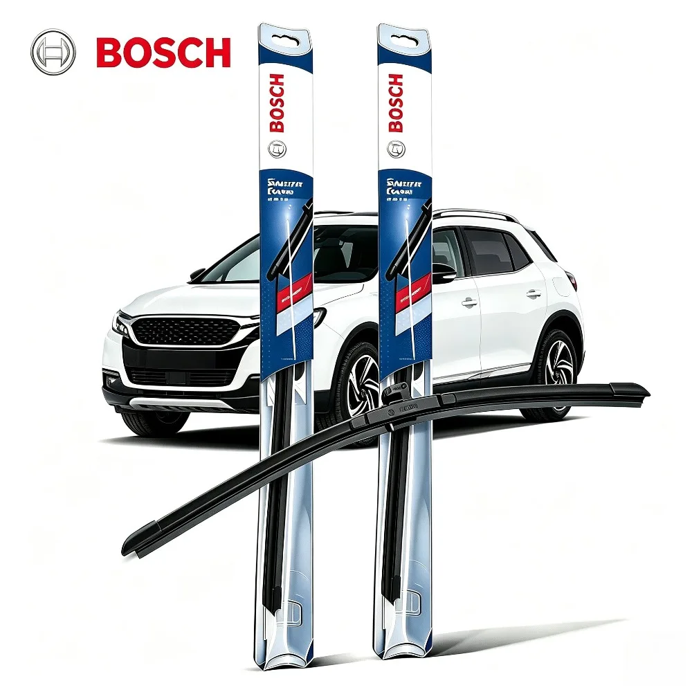 Bosch Quiet Streak-Free SMARTFIT Wiper Blades 14''-26'' Front Window Wiper Accessories Suit For DS 6