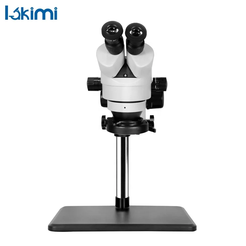 Jewelry Engraving Precision Stereoscopic Microscope Lakimi 7X-90X Zoom LED Light Binocular Microscope LK-MH03A