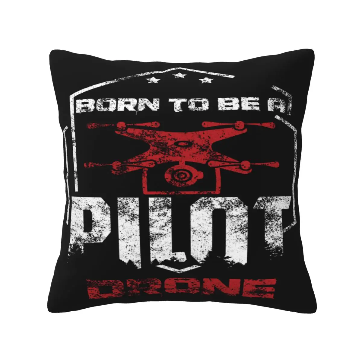 Professional Pilot Drone 2 Cushion Pillow Cover Pillow Cover Bedroom Decorative Pillow Cover Customizable