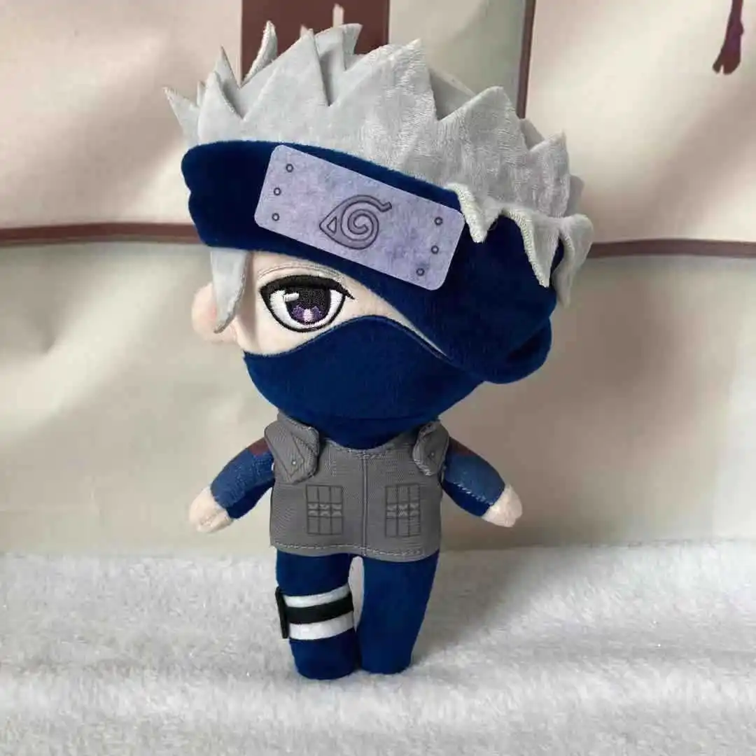 20CM New Naruto Plush Doll Creative Cute Pillow Kakashi Uchiha Itachi Simulation Doll Children\'s Birthday Gift Collection Toys