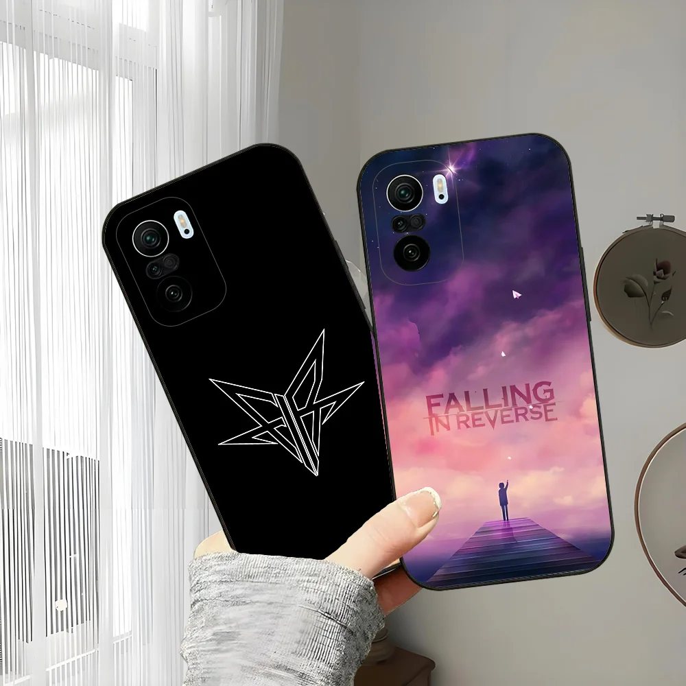 

F-FallingS In Reverse Phone Case For Xiaomi 11 Redmi Note 11 5G 8T 9A 9 10T Note8Pro Note9 12SUltra Black Case