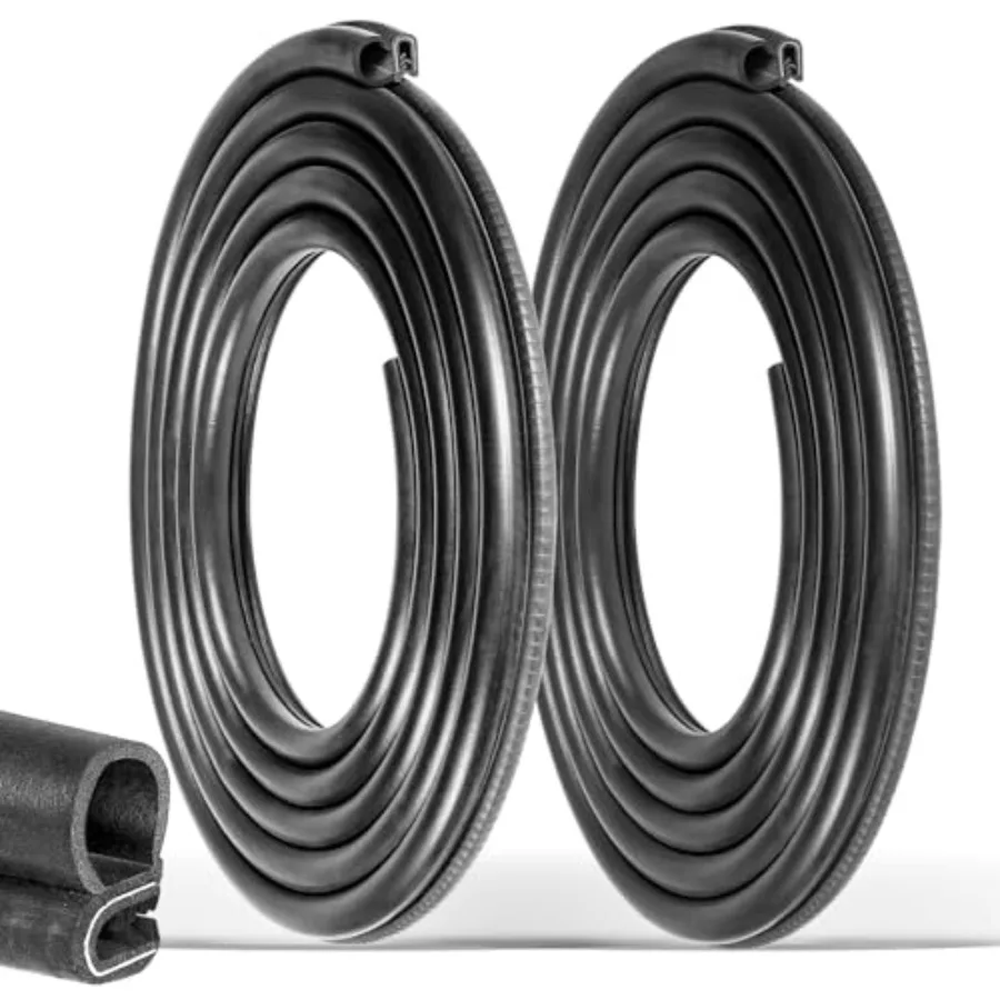 

13.5 Foot 1100 Series Cab Door Rubber Weather Stripping for Heavy Duty Trucks from 1986 to 2007 Durable Weatherproof Seal Repla