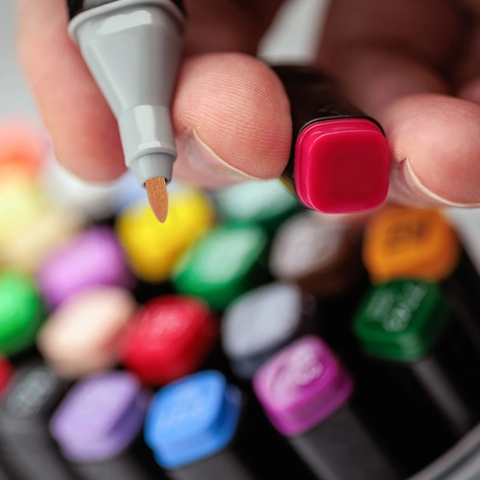 50Pcs Replacement Pen Tips Soft Nylon Nibs Compatible with Acrylic Paint Markers Smooth Writing Marker Tips Paint Pen Tip