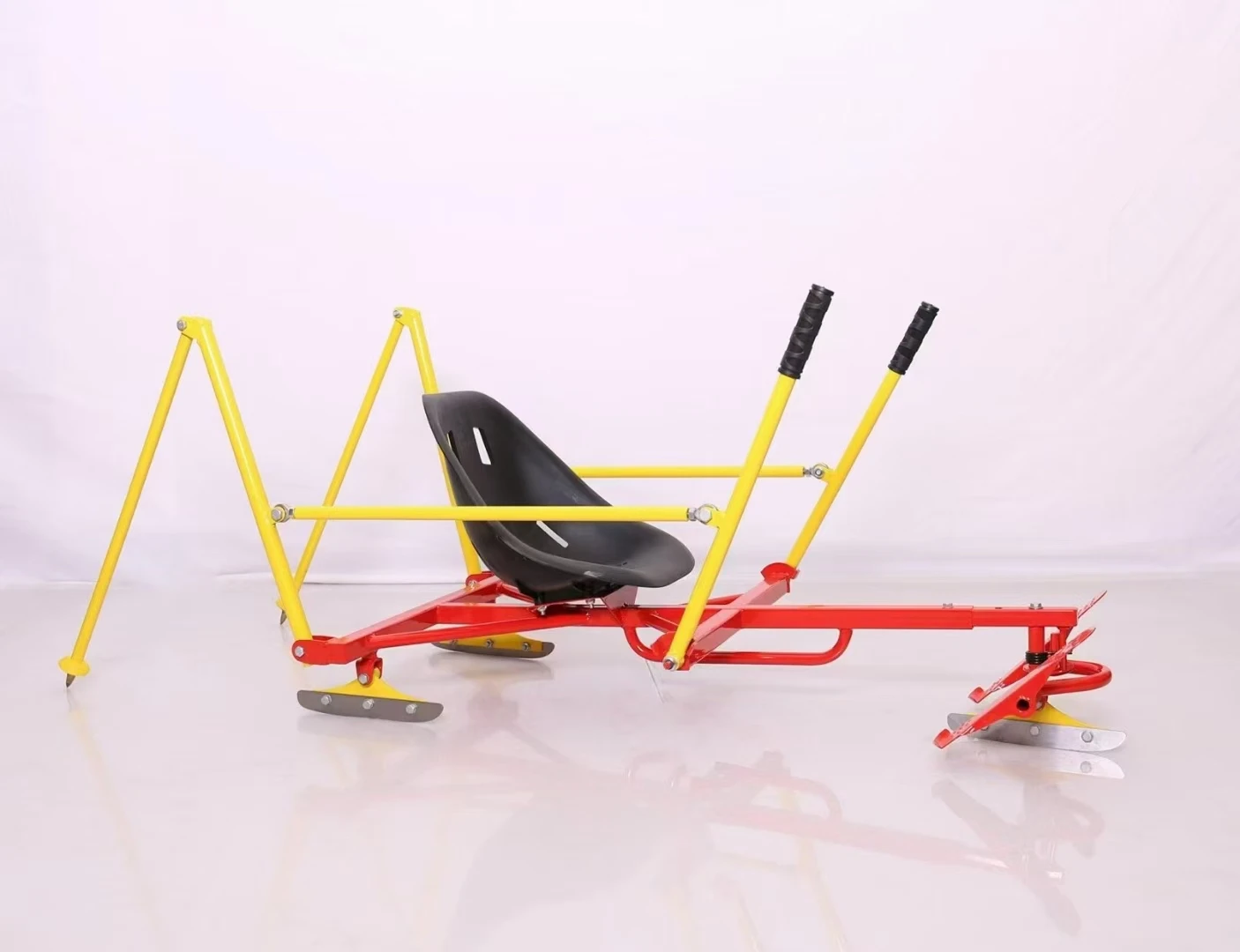 Scooter da neve invernale per interni su ghiaccio Veicolo da spinta per bambini in vendita per parchi a tema Giro su giocattoli