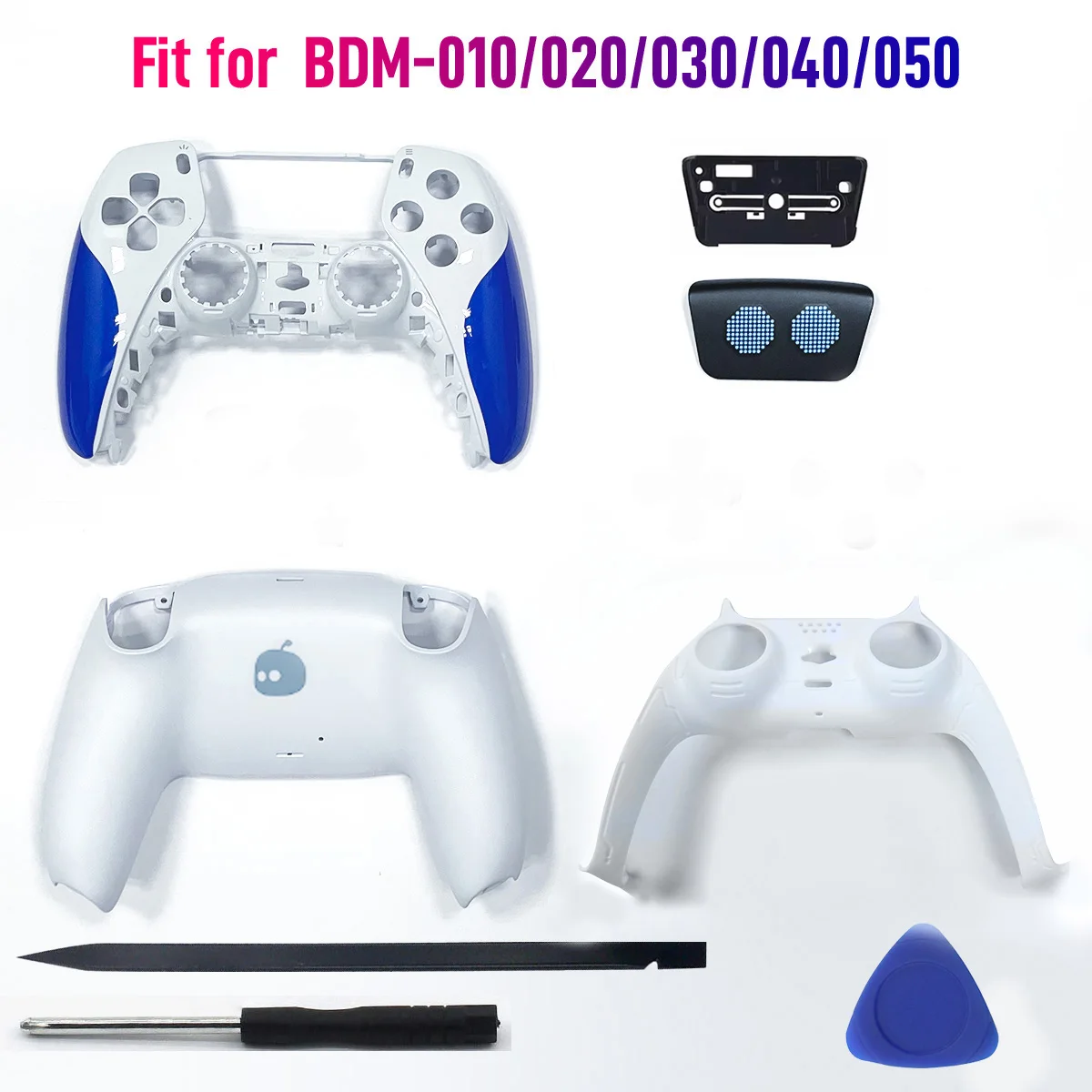 المحدودة روبوت إله الحرب ل PS5 تحكم قذيفة لوحة اللمس غمبد غطاء استبدال الجبهة الخلفية لوحات مقبض الحال بالنسبة BDM 01-05