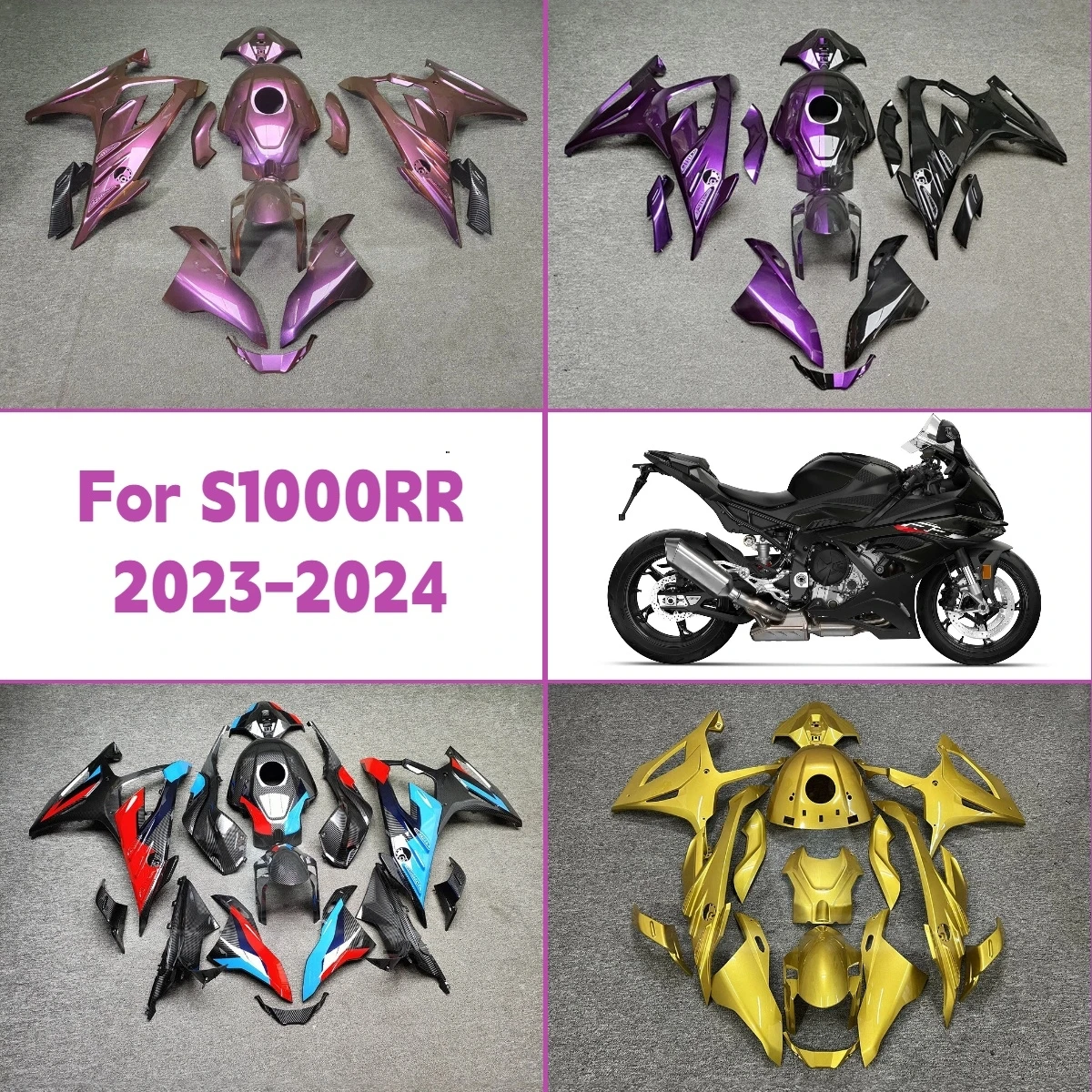 

Customizable Fairings for 2023 2024 BMW S1000RR Injection Molded Motorcycle Fairing Kit Hot Style 23 24 S 1000RR
