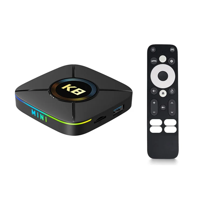 JABS-Smart TV Box K8 Mini Android 14 4K HDR يدعم معالج رباعي النواة Wi-Fi 6 2GB RAM 32GB قوة تخزين #1