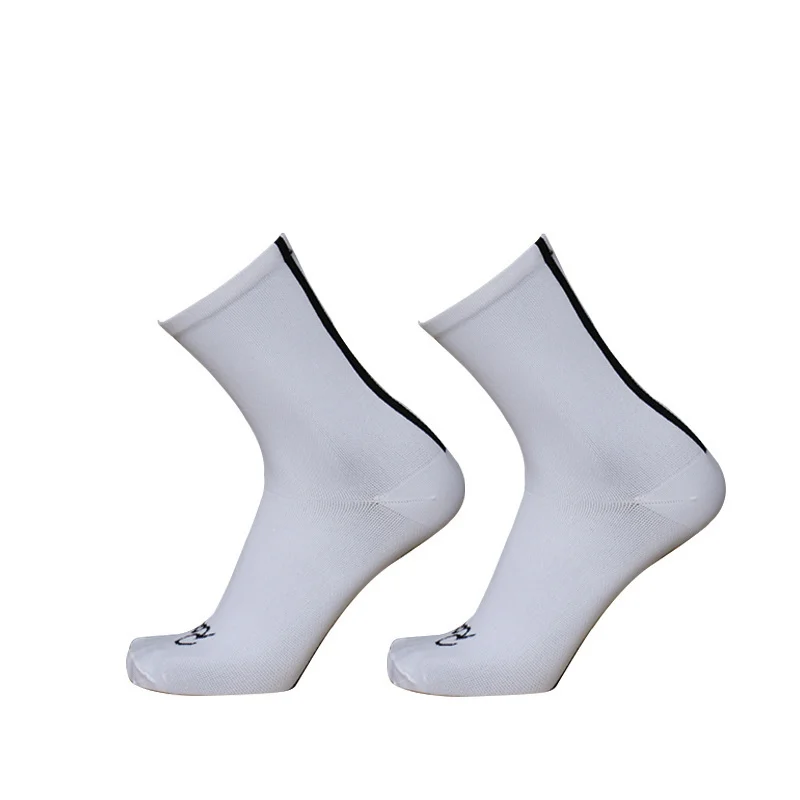 Homens e Mulheres Ciclismo Stripes Socks, Mountain Bike Sock, Ao ar livre, Ciclismo, Esportes de volta, Pro, Competição, Corrida, Cic, 2023