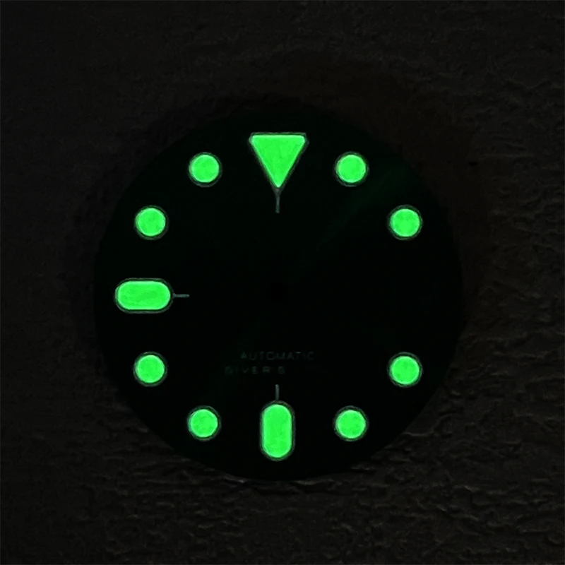 Yellow/BlacK/Green/Blue 28.5mm Dial S Logo Suitable For NH35/NH36 Japanese Automatic Movement Watch Luminous
