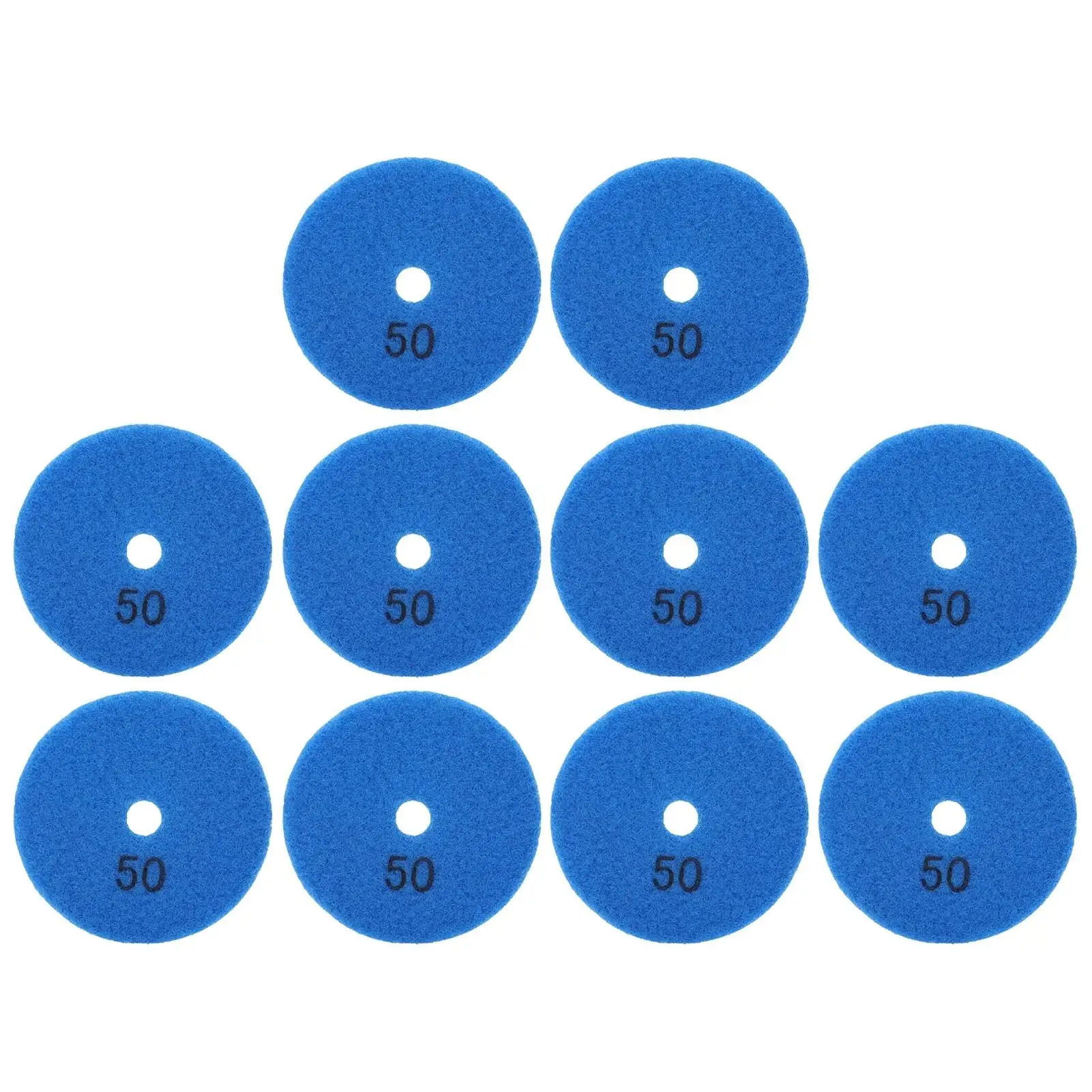 

10Pcs 3Inch Sanding Discs Polishing Pads for marble Concrete Stone 50 Mesh Grinding Wheel Set