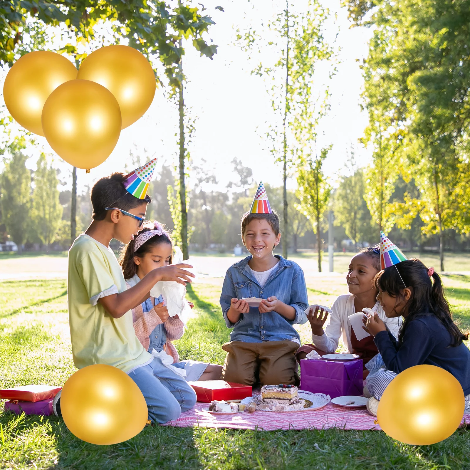 

10 Pcs Engaged Decorative Balloons Number Birthday Decorations Giant Golden Bride