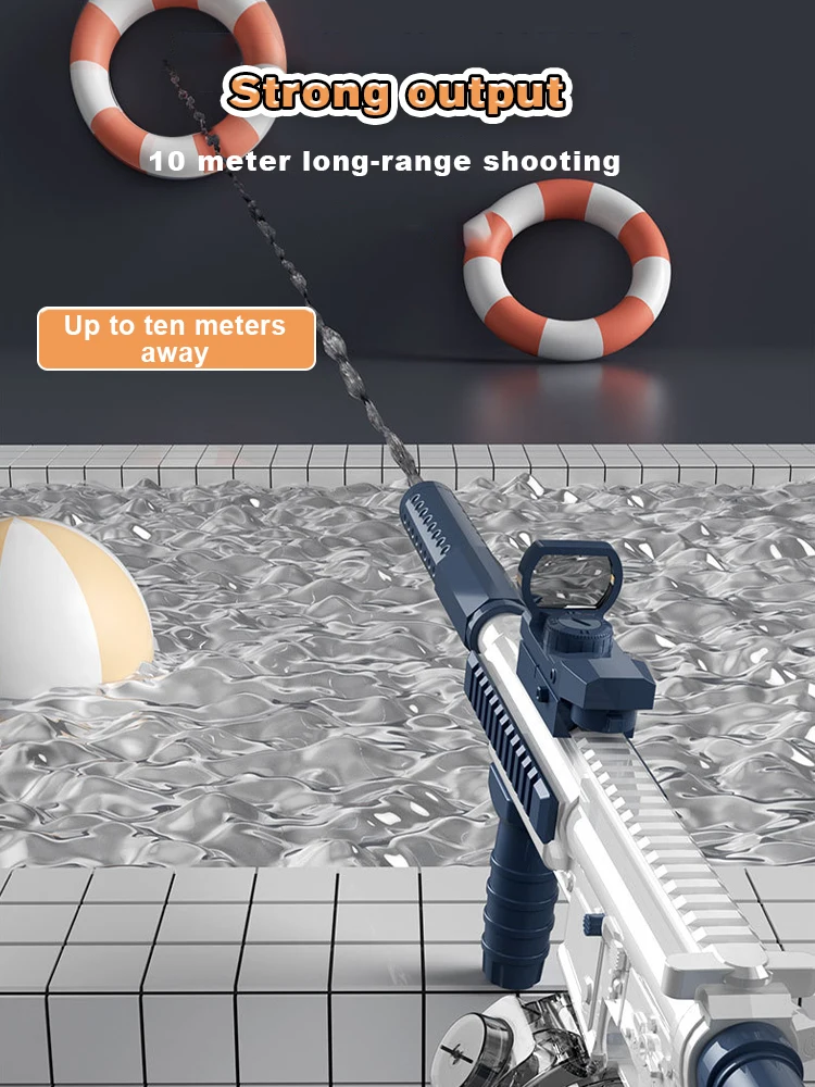 M416 Water Gun Electric Pistol Shooting Lighting Toy Gun Full Automatic Summer Pool Beach Toy For Kids Children Boys Girls Adult