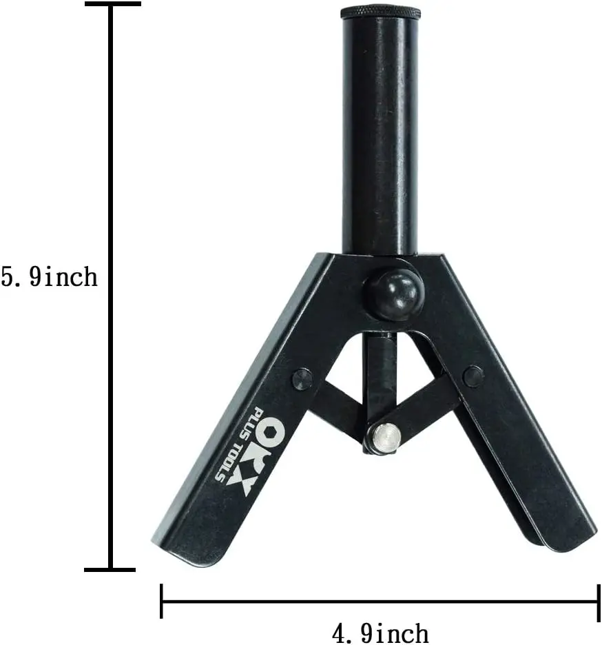 Hand Rivet Gun Kit with 40 Plastic Rivets, One-Handed Operation for Automotive Trim and Door Panels