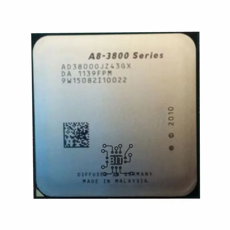 

A8-Series A8 3800 2.4 GHz Quad-Core CPU Processor AD3800OJZ43GX Socket FM1