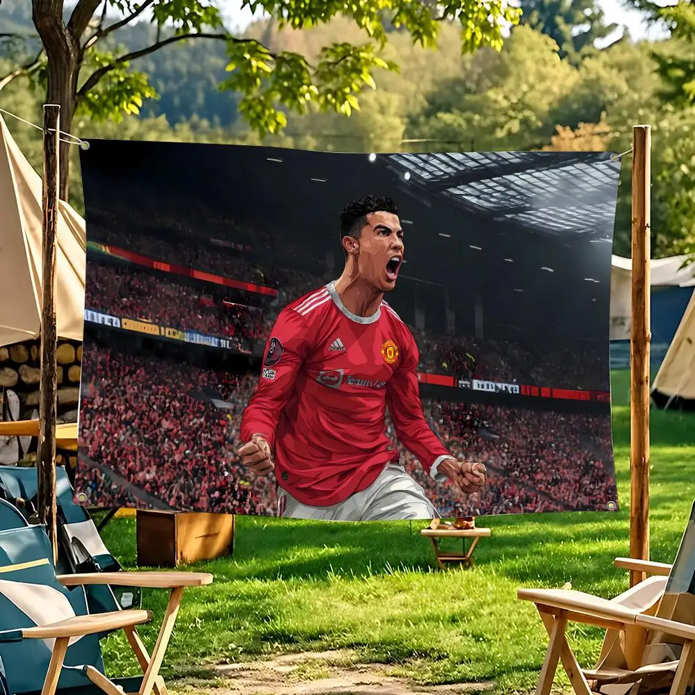 C-Cristiano Ronaldo Flags Tapestry Decorative Suitable For Outdoor Camping Family Parties And Garden Walls Gift