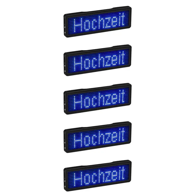 abgh-5x-badge-lumineux-led-bluetooth-rechargeable-panneau-d'affichage-de-messages-programmable-diy-type-5