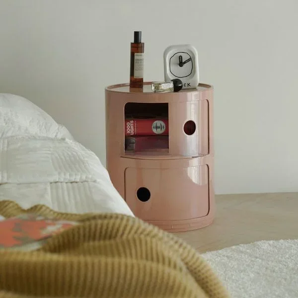 2/3/4/5 طبقة الشمال طاولة السرير المستديرة خزانة صغيرة لطيف الإبداعية غرفة المعيشة أريكة طاولة جانبية أثاث غرفة نوم