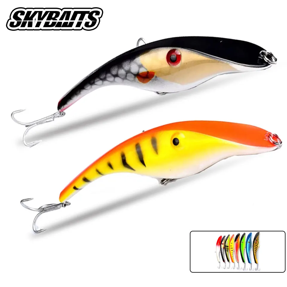 SKYBAITS 1PCS Zalt Pike 145mm 42g Undberg Stalker Musky Muskie Pike Bass Lure Bait Wobbler 3D Eyes Floating Crank Jerk Troll