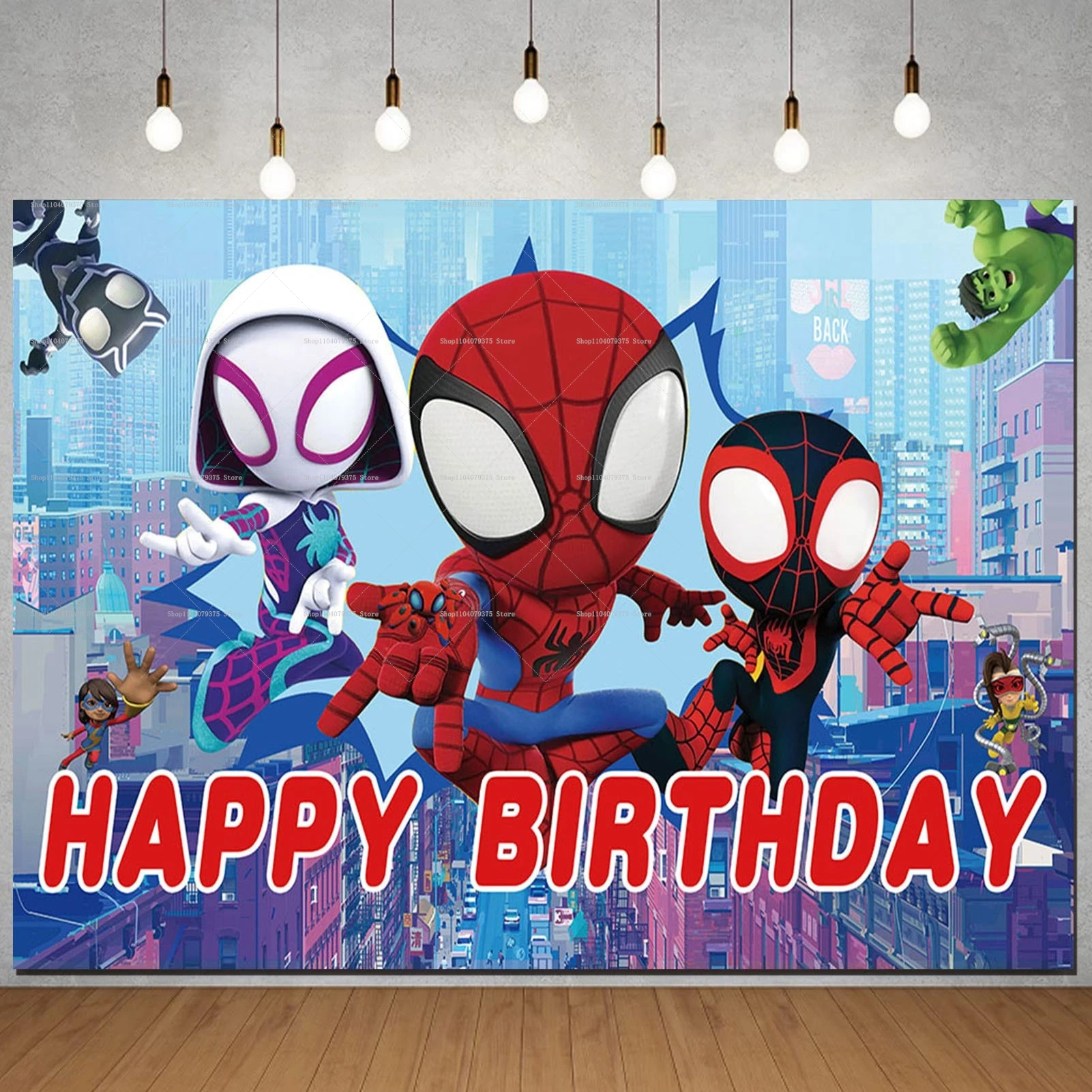 Fondo De Fotografia De Spiderman، Decoración De Cumpleaños Para Niños، Suministros Para Fiestas، Pancarta Para Baby Shower