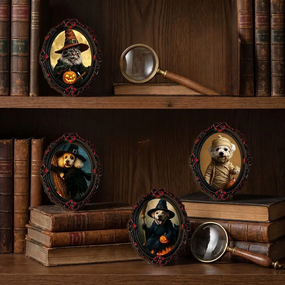 Oil Painting Style Fridge Magnets Smooth Surface Wear-Resistant Material Decorative Magnets Compact Lightweight