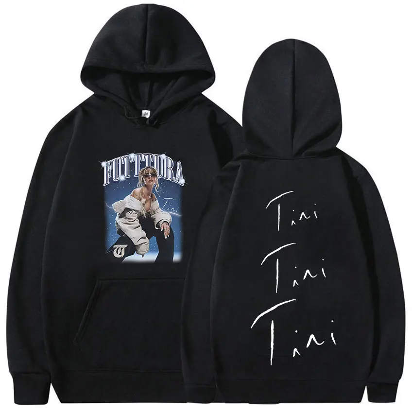 Sänger TINI STOESSEL F struttura Tour Album 2025 Hoodie Unisex Hip Hop Übergroßes Fleece Sweatshirt Retro Ästhetischer Langarm Hoody