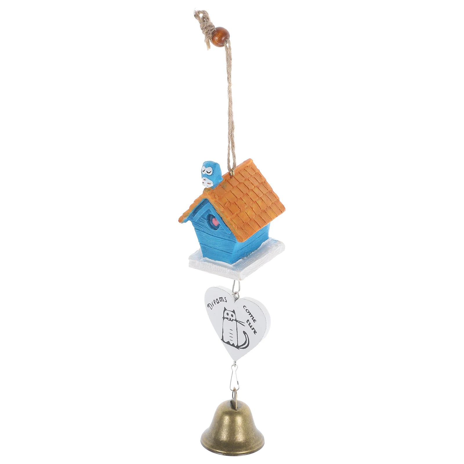 

Resin Wind Chime Hanging Bell nament for Room Car Terrace Bedroom Living Reminder Home Decor Accessories Wear