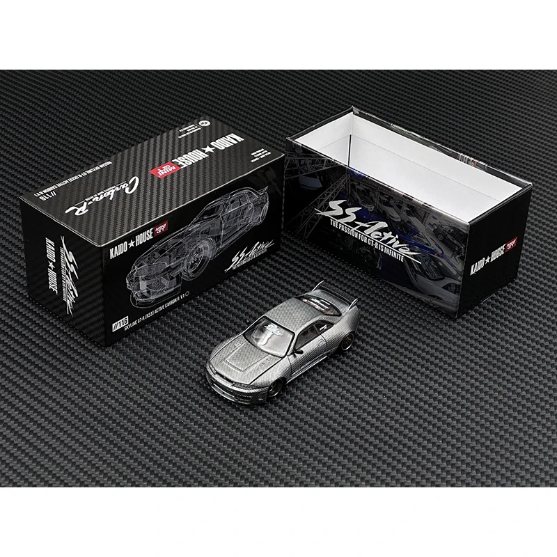 MINIGT Kaido House Chase 1:64 Skyline GTR R34 510 Wagon R33 NSX Diorama Car Model Collection