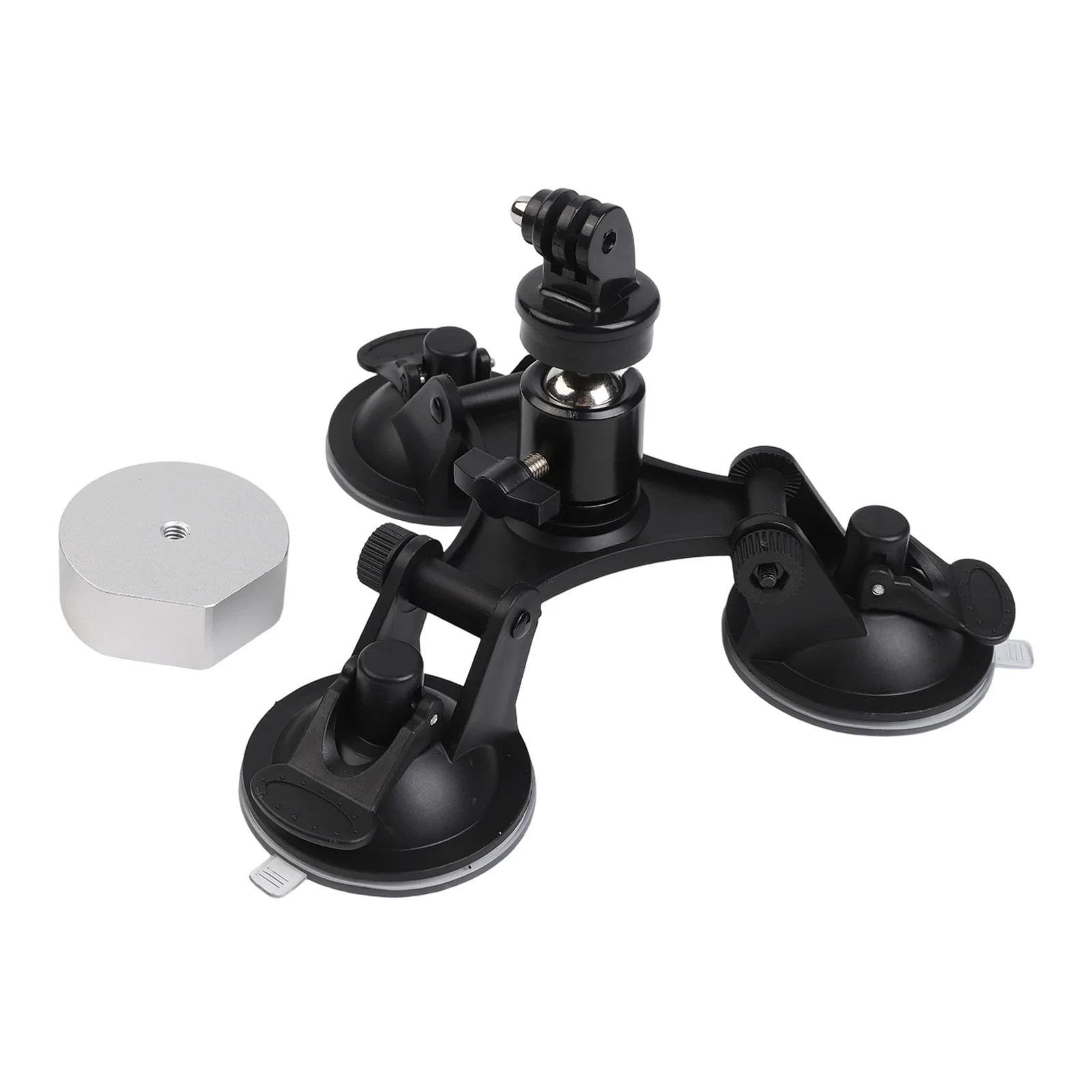 Travel Use Outdoor Installation Black Bracket Car Accessories Portable Design Stable Connection Compact Storage