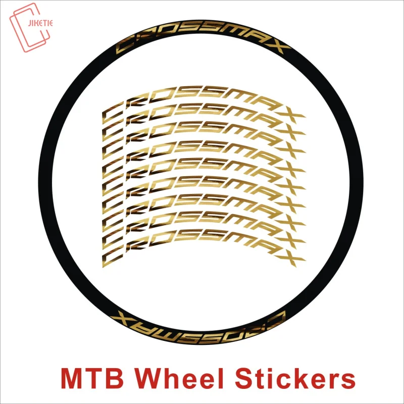 2023 CROSSMAX MTB rim stickers bike wheel set decoration decals bicycle accessories mountain bike 2wheels/set  rim stickers