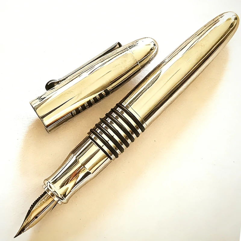 Stylo plume Gold Super Flex Nib Tamwingh Montefiore, stylos à encre de poche à pointe souple F 0.5, cadeau d'anniversaire pour partenaire commercial