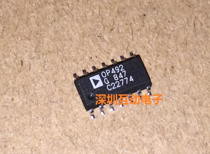 Free shipping   OP492GS     492 OP492 14-SOIC    10PCS