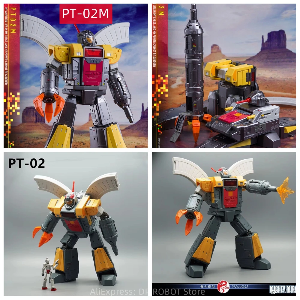 Transformation PANGU MODEL PT-02 PT02 PT-02M PT02M MIGHTY MIRACLE GOD Omega SP Huge Dragon Defensive Fortress Base Figure