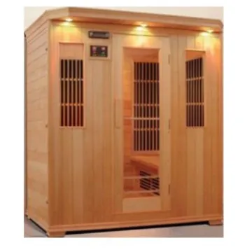 

Family-style four-person far-infrared light wave bath room mobile steam room hemlock wood sauna equipment