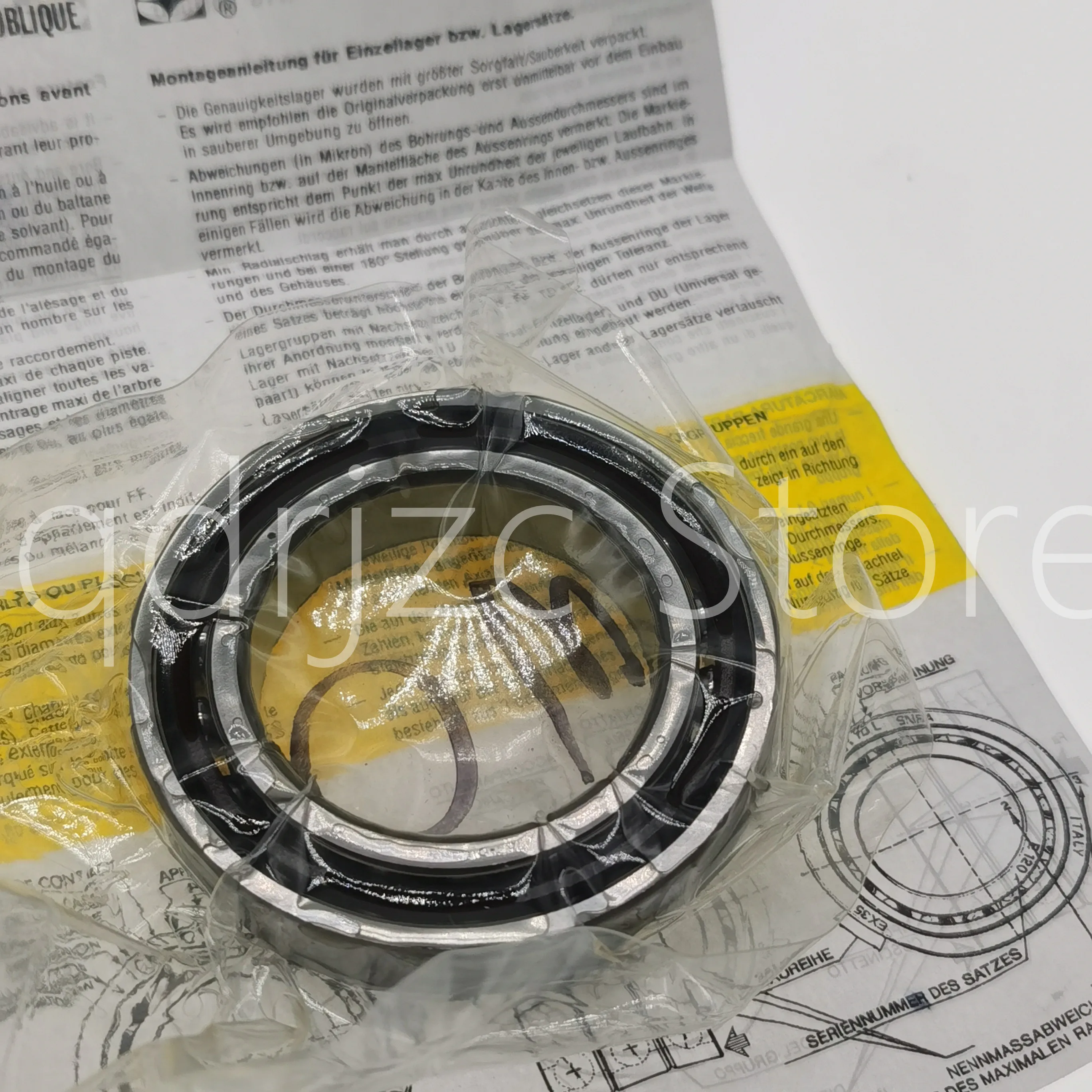 Precision angular contact ball bearing SEB35-7CE3-UM = 71907ACDGB/P4A