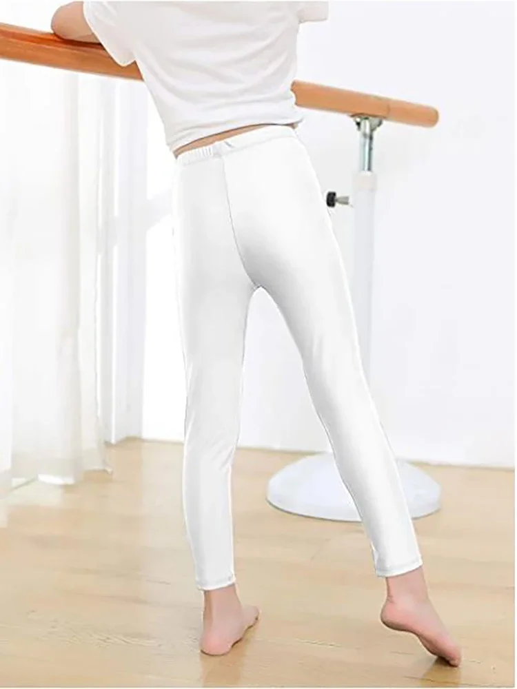 CosplaySpeerise Teen Girls 어린이를위한 운동 활성 댄스 레깅스 반짝 이는 운동 꽉 운동 요가 바지