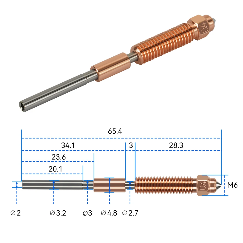 For Creality K1c Nozzle K1 Max Hardened Steel Nozzle Quick Swap All-in-one High Flow Bimetal Heatbreak For Ender 3 V3 Printer！！！