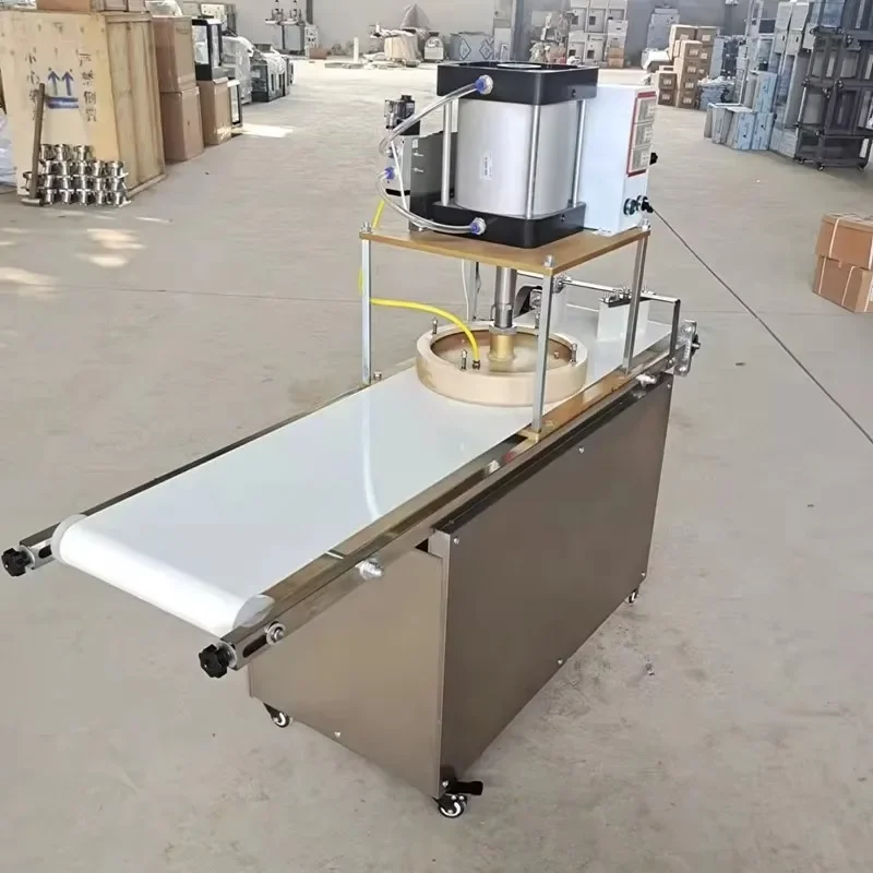 

20cm 30cm 40cm Pizza Base Making Machine Pizza Machine Maker/ Naan Shawarma Bread Making Machine with Conveyor Belt